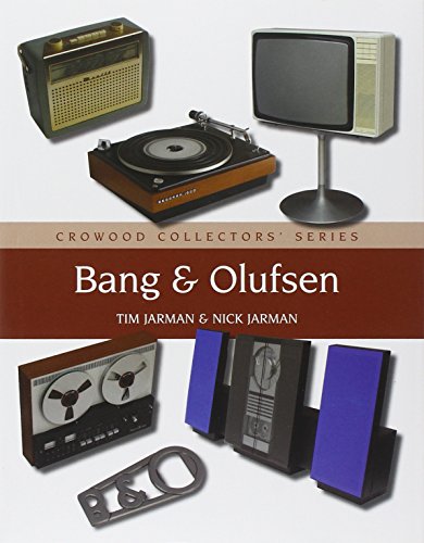 Book cover featuring vintage Bang & Olufsen electronics including radios, a turntable, and speakers.