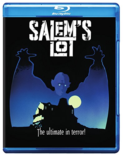 Salem's Lot" Blu-ray cover with a ghostly figure and eerie trees.
