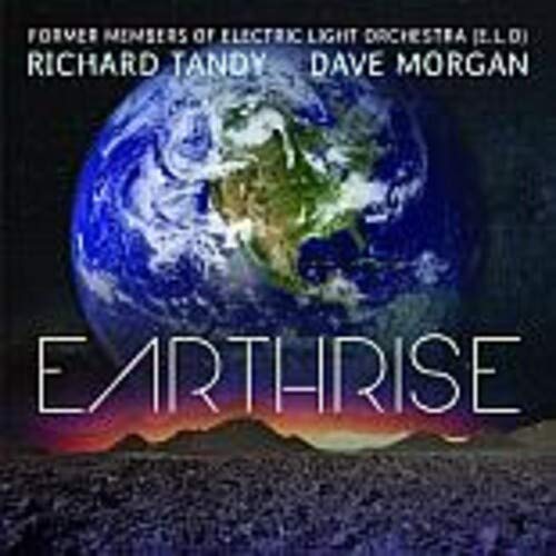 CD cover for “Earthrise” by Richard Tandy & Dave Morgan, featuring Earth.