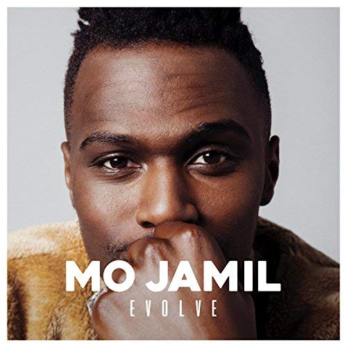 Close-up portrait of Mo Jamil with album title "Evolve" in white text.