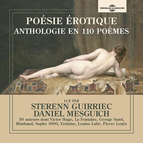 CD cover for "Poésie Érotique" featuring a reclining nude figure.