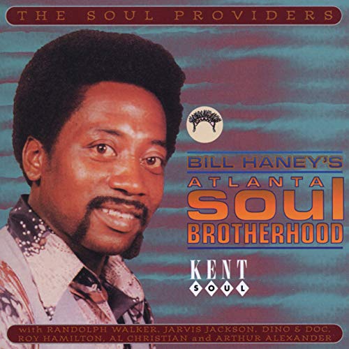 CD cover featuring Bill Haney, text “Atlanta Soul Brotherhood”, and logo.