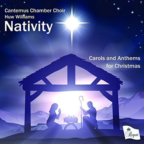 CD cover for “Nativity” by Cantemus Chamber Choir, featuring a silhouette of the Nativity scene.
