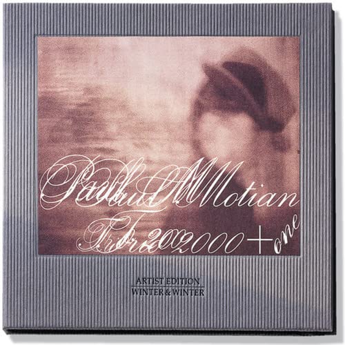 CD cover for Paul Motian’s “Trio 2000 + One” with a blurred portrait.