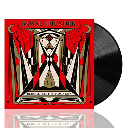 Royal Thunder album "Rebuilding The Mountain" vinyl record with geometric art.