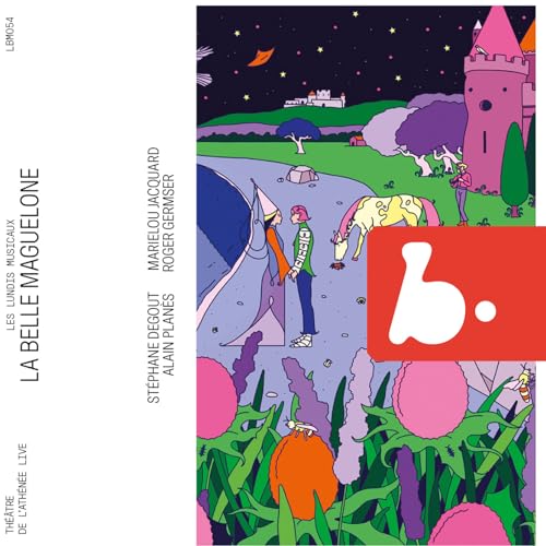 CD cover: illustrated castle scene with figures, text “La Belle Maguelone”.
