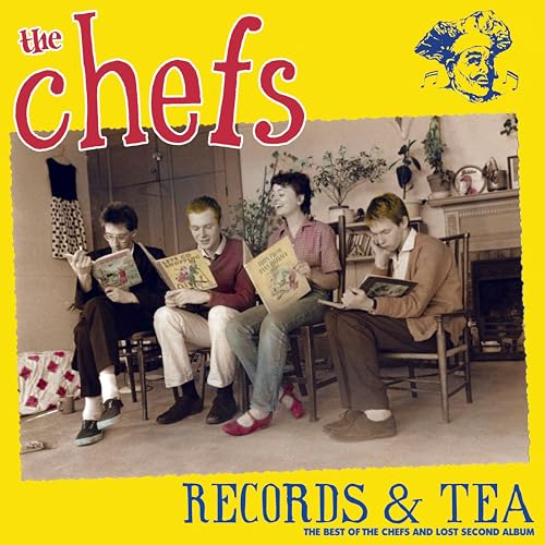 Album cover for “Chefs - Records & Tea” featuring four people reading.