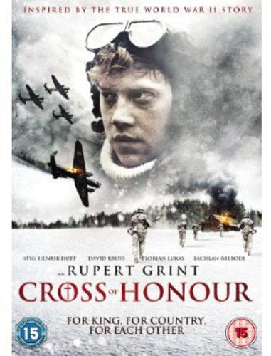 DVD cover for "Cross of Honour" featuring a pilot and wartime planes.