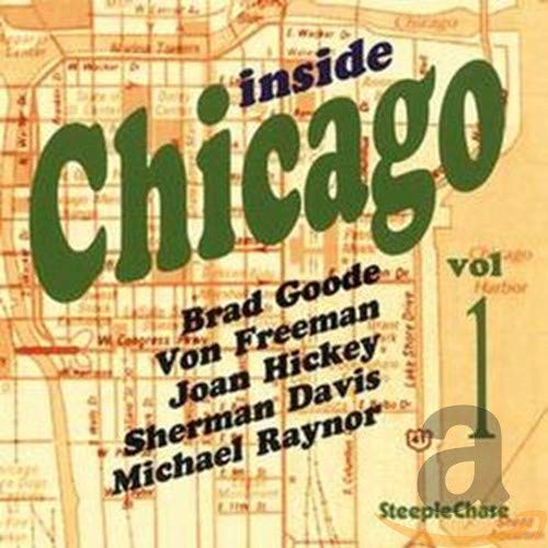 CD cover for Von Freeman’s “Inside Chicago, Vol. 1” with map background.