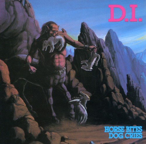 CD cover: muscular figure with horses and dogs in a landscape.