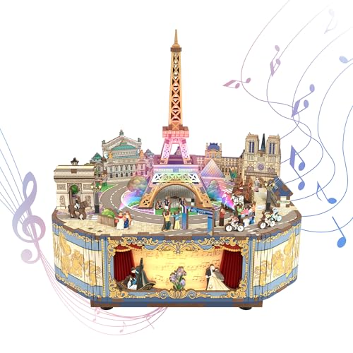 Romantic Paris Book Nook 3D Puzzle
