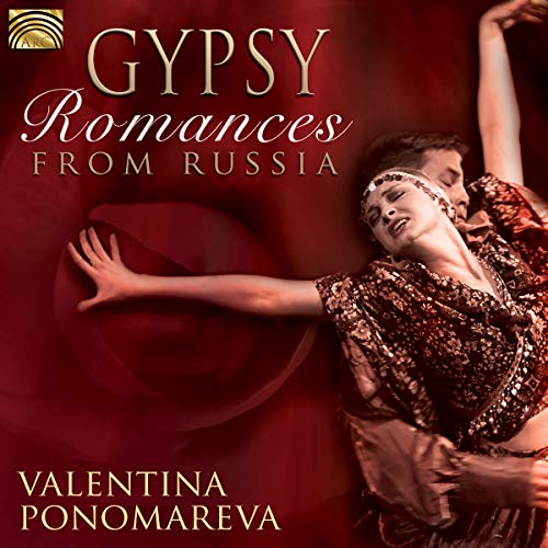 CD cover: couple dancing, red background, text "Gypsy Romances From Russia".