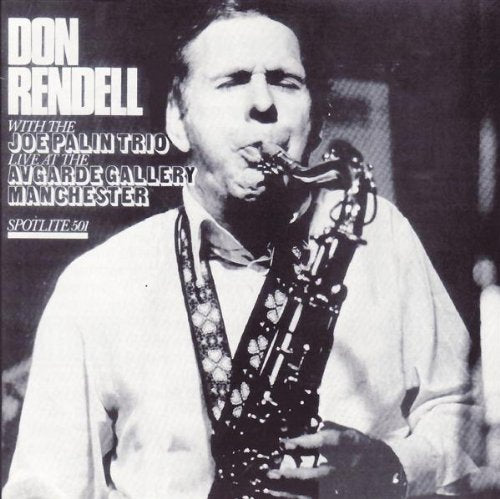 Black and white CD cover featuring jazz musician Don Rendell with saxophone.