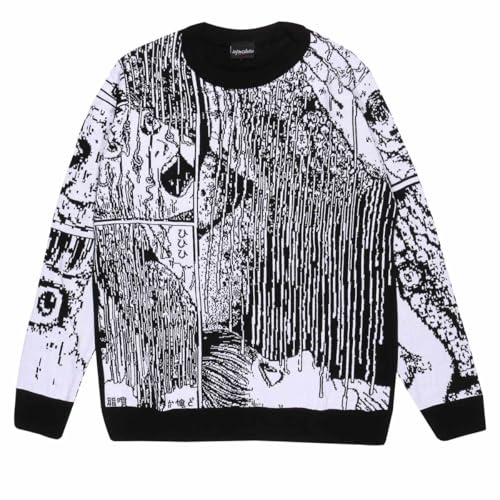 Junji Ito - Face Melting (Unisex Knitted Jumper) Large