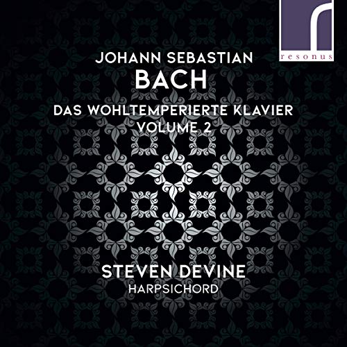 CD cover for Bach’s “The Well-Tempered Clavier, Volume 2” by Devine.