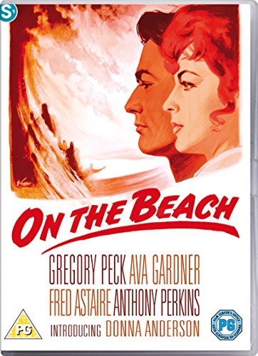 On The Beach" DVD cover featuring Gregory Peck and Ava Gardner in profile.