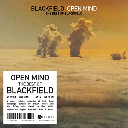 CD cover for Blackfield’s “Open Mind” featuring a desert landscape.