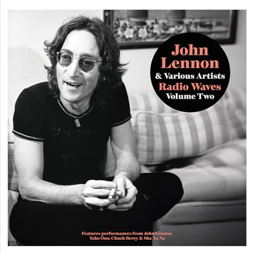 John Lennon portrait on album cover for “Radio Waves Volume Two” vinyl.