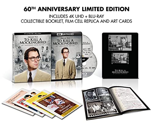 To Kill a Mockingbird 4K Ultra HD limited edition set with discs and collectibles.