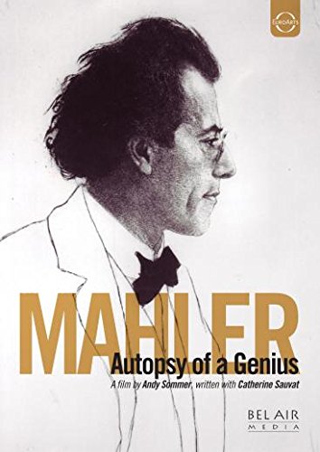 DVD cover featuring a black and white portrait of composer Gustav Mahler.