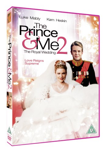 DVD cover for "The Prince & Me 2" featuring a wedding couple.