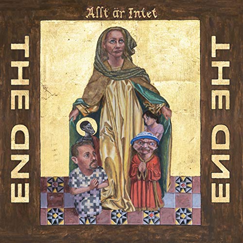 CD cover: Icon-style painting of a woman with surrounding figures.