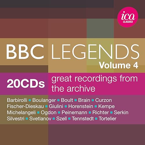 CD cover for "BBC Legends Volume 4" with artist names listed.