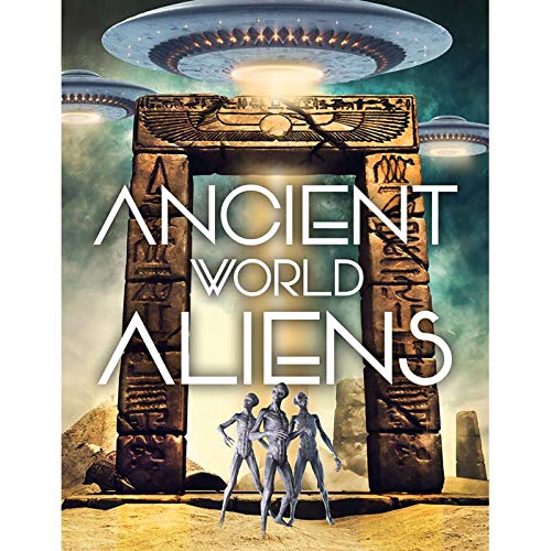 DVD cover for "Ancient World Aliens" featuring UFOs and Egyptian imagery.