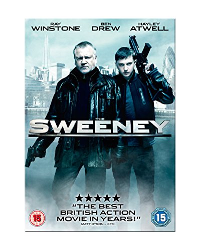 DVD cover for "The Sweeney" featuring Ray Winstone and Ben Drew.
