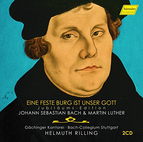 CD cover featuring a portrait of Martin Luther with text in German.