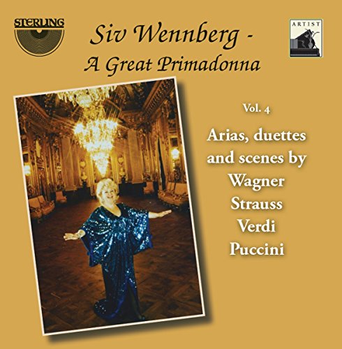 CD cover featuring opera singer Siv Wennberg in a blue gown.