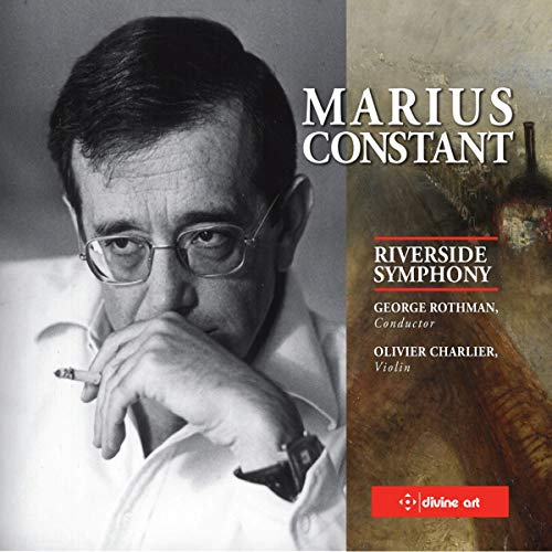CD cover featuring composer Marius Constant in black and white portrait.