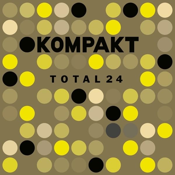 CD cover with repeating circles and bold text “KOMPAKT TOTAL 24”.