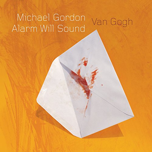 CD cover: orange background with a crumpled, blood-stained envelope.
