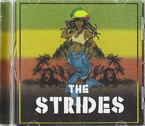 CD cover for “The Strides” featuring a mermaid and lion imagery.