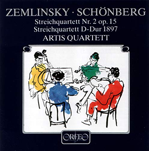 CD cover: String quartet musicians depicted in a sketch-like illustration.