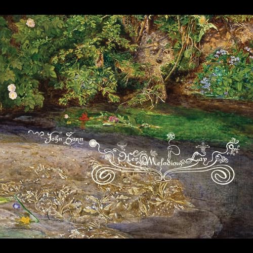 CD cover with floral painting and ornate script text.