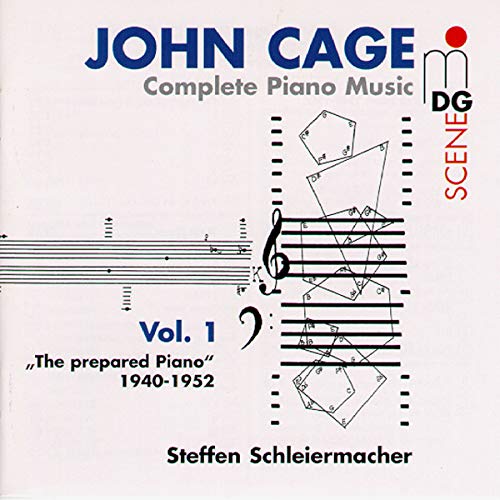CD cover for John Cage’s “Complete Piano Music, Vol. 1” by Steffen Schleiermacher.