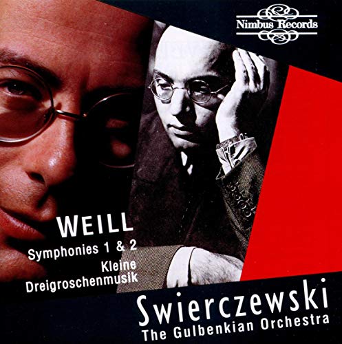 CD cover featuring composer Kurt Weill in a black and white portrait.