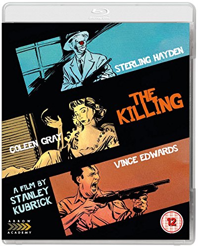 Blu-ray cover art for The Killing featuring illustrated scenes and cast names.
