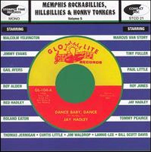 CD cover for "Memphis Rockabillies, Hillbillies & Honky Tonkers Vol.4" featuring a record label.