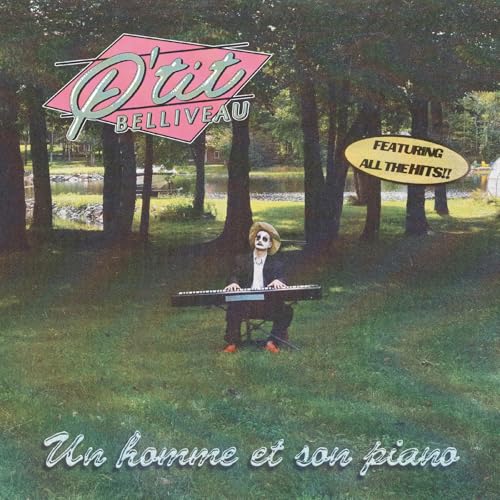 Man at piano outdoors, album cover for “Un Homme Et Son Piano”.