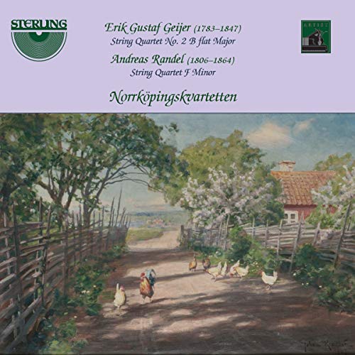 CD cover depicting a rural landscape with a dirt road and chickens.