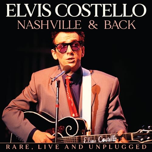 Elvis Costello album cover: portrait of musician with guitar.