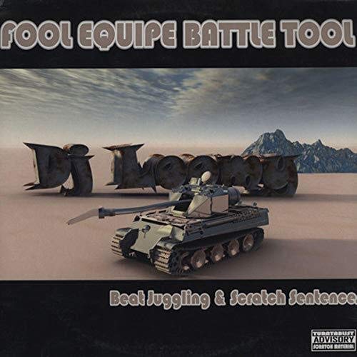 Vinyl album cover featuring tanks in a desert landscape, "Fool Equipe Battle Tool".
