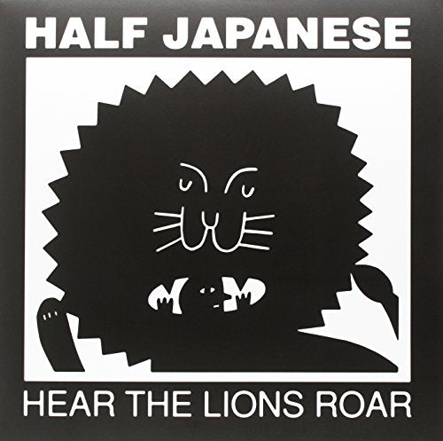 Black and white album cover with a stylized lion illustration.