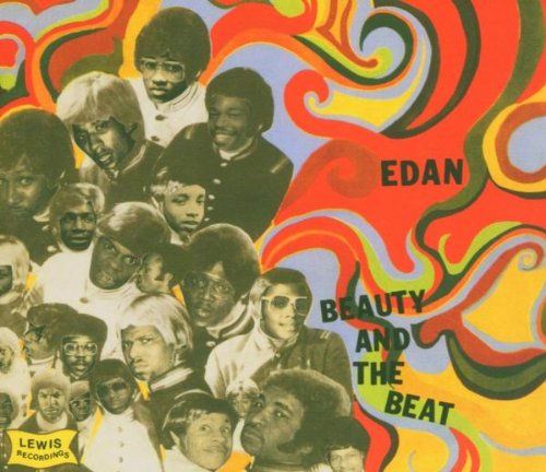 CD cover for “Edan - Beauty And The Beat” with swirling colors and faces.