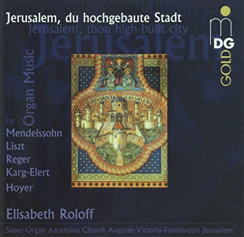 CD cover featuring a medieval illuminated manuscript depiction of Jerusalem.