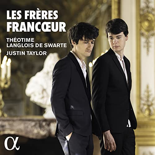CD cover featuring two men in suits, “Les Frères Francoeur” title.