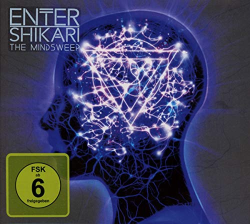Enter Shikari album cover: a head filled with glowing, branching lines.
